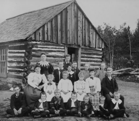 Gilpin historic schoolhouse circa 1900. Courtesy of Gilpin History Museum.